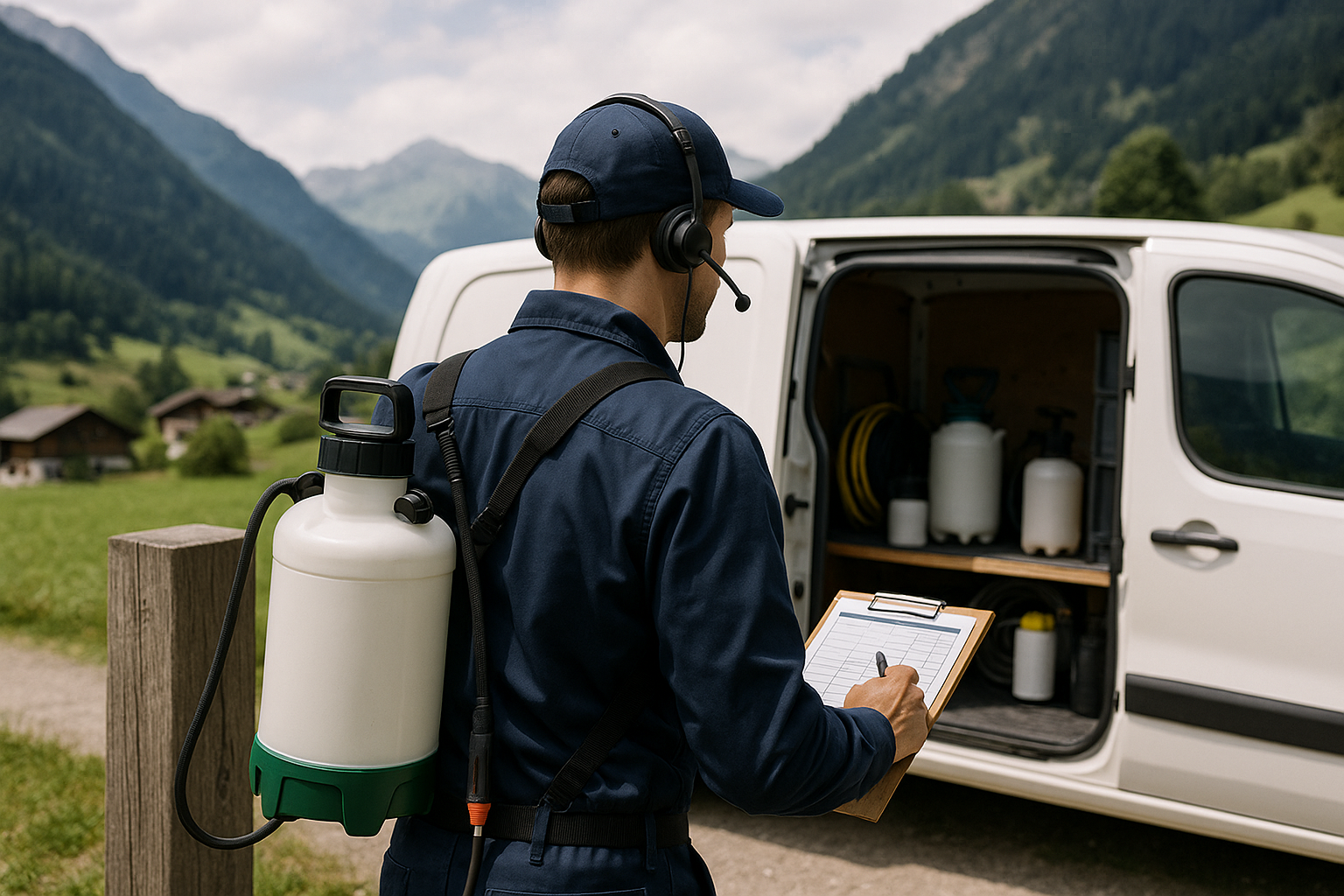 Équipe SOSPunaise73 disponible 24/7 pour vos urgences nuisibles en Savoie, Haute-Savoie et Isère